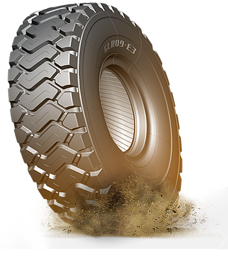 工程機(jī)械輪胎適用于卡客車加寬胎冠設(shè)計(jì),使輪胎具有更好的操作穩(wěn)定性; 加深花紋，使輪胎具有更長的全新花紋溝底保護(hù) 設(shè)計(jì)，大大加強(qiáng)輪胎的抗刺扎能力，有效提高輪胎胎冠抗爆性能;